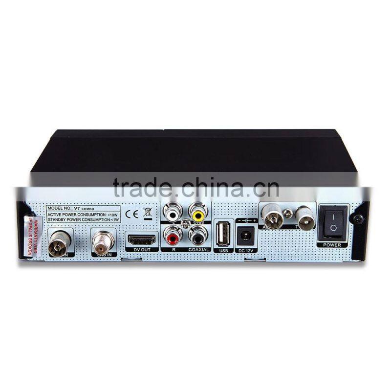 DVB-S2+T2 Freesat V7 Combo Set Top Box Support 3G CCCAM Full 1080P HD Satellite Receiver