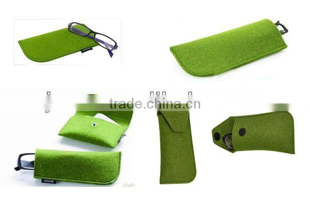 Eco-Friendly felt glasses case