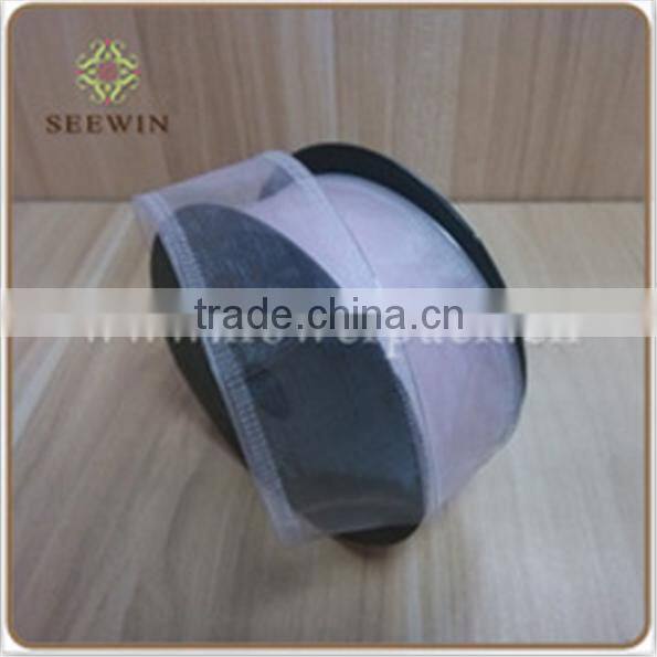 transparent organza fabric ribbon for decoration