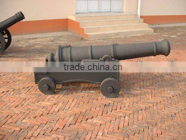ornamental cast iron cannon