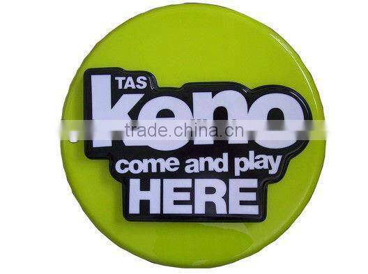 qualified plastic beer promotional sign