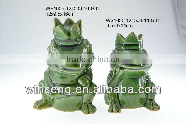 Porcelain Matte Pink Color Small Piggy Bank WS1043-24101