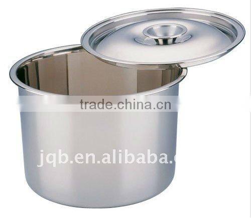 Stainless steel food storage bowl set with covers