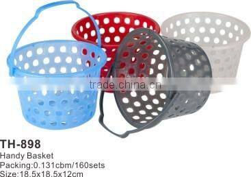 Hot Sale 1 Dollar Handy Basket Plastic Storage Vegetable and Fruit Filter Basket TH-898