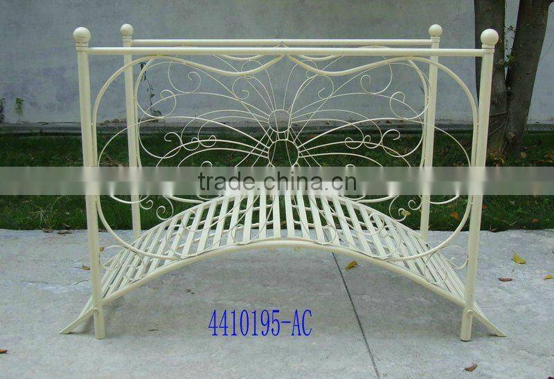 metal garden bridge
