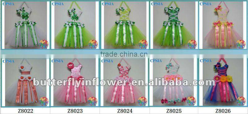 pink &white ribbon hair bow holders 2013 patterns compound bow holders Wedding decoration hair bow holders for sale