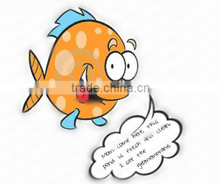 2014 HDPE polypropylene geomembrane damp proof material