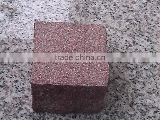 Red Paving Stone Red Granite Driveway Paving Stone Granite Mesh Paver