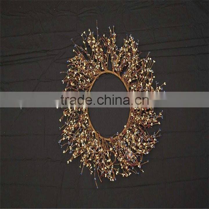 Factory direct sales Christmas candle garland decorative wreath