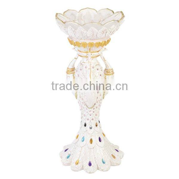 Resin decoration peacock statue
