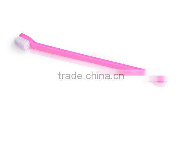 plastic pet tooth brush nail brush set