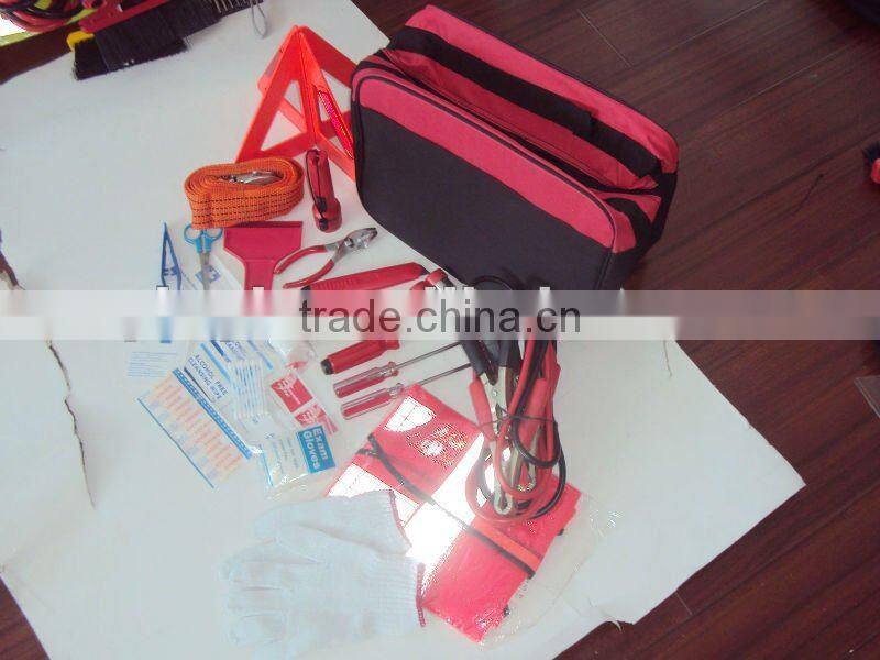 YYS12010 58-piece deluxe roadside car emergency kit