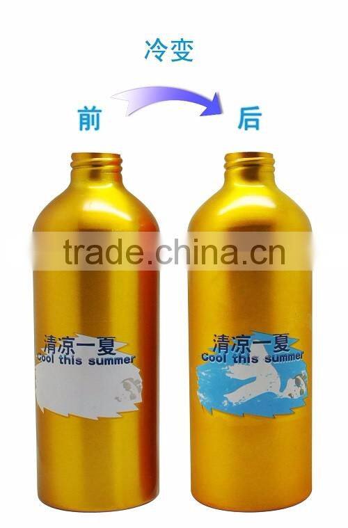 matt black sports aluminum bottle for wine drinking