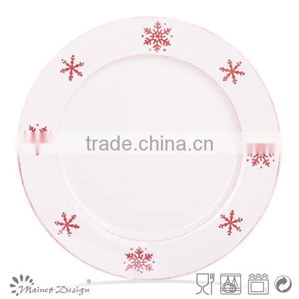 2013 unique salad plates/ceramic unique salad plate/round unique salad plate