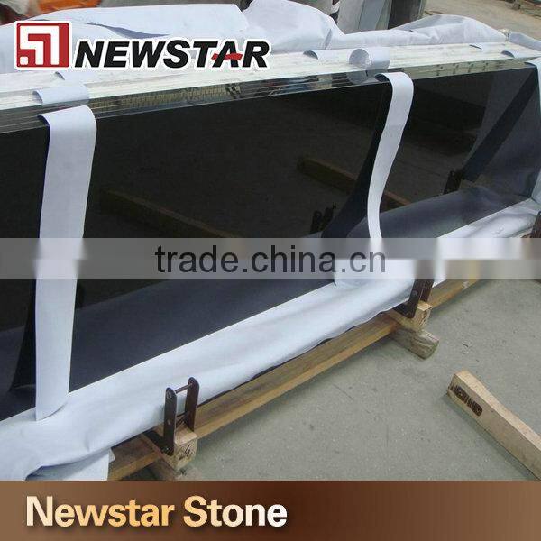 Newstar black galaxy indian granite black mirror kitchen countertops