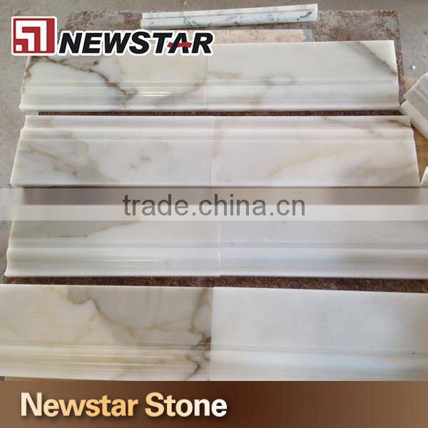 white polished marble door threshold