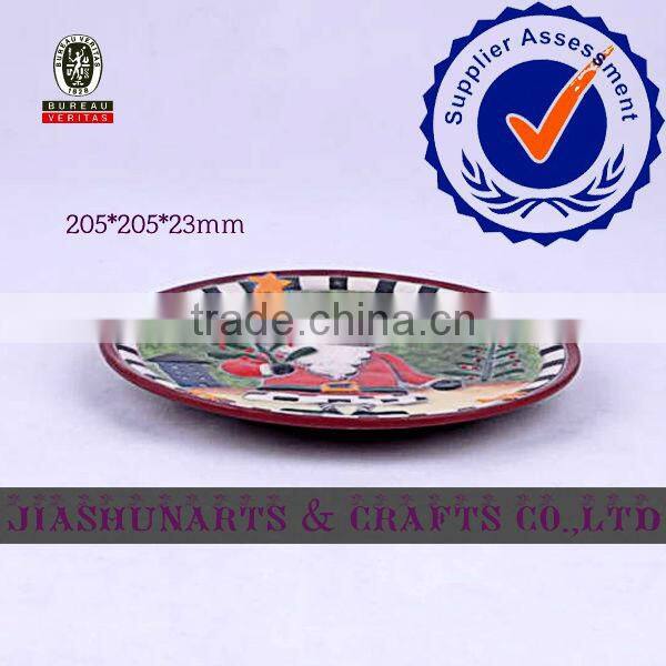 Christmas Santa Claus Ceramic Wall Decorative Plates