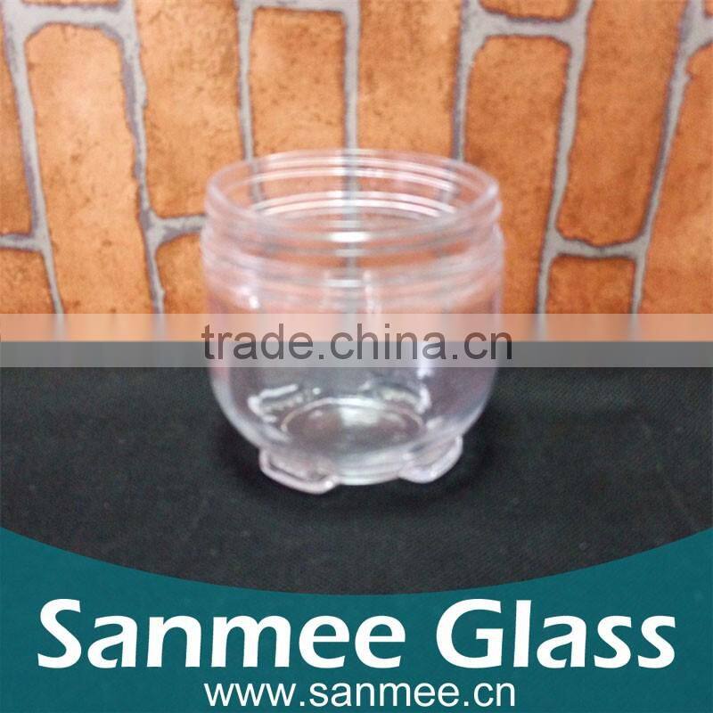 Mini Transparent Glass Jar Glass Storage Jar With Custom Lid For Canning