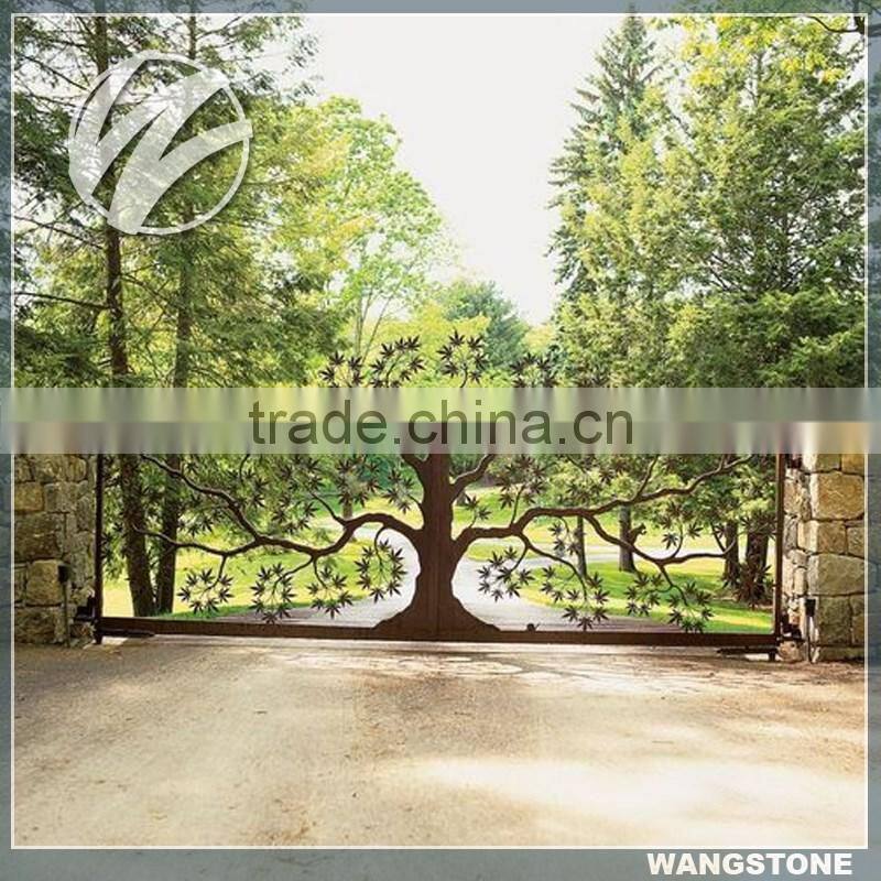 Large Garden Fencing Modern Corten Steel Sculpture