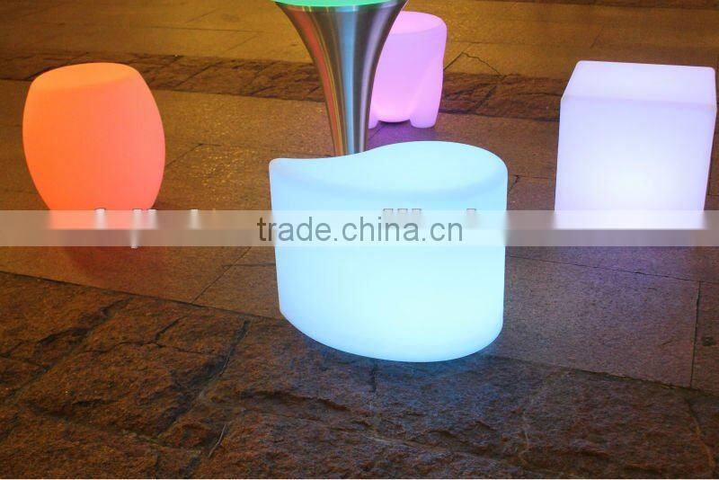 colorful waterproof rechargeable LED stool light ES004