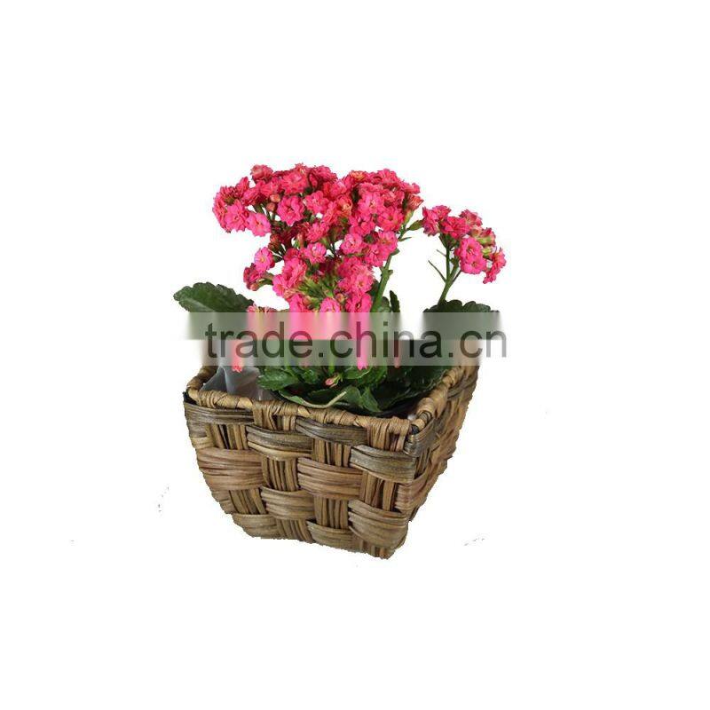 Handmade Rustic Rattan Flowerpots Gardent Planter