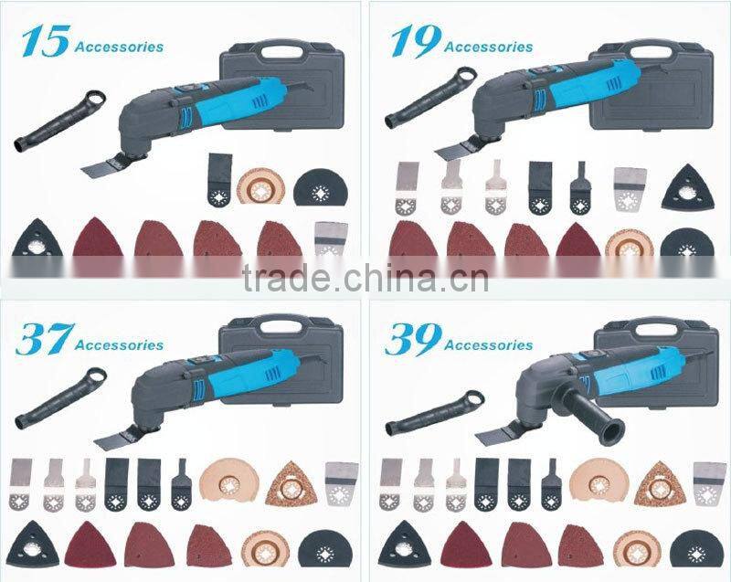 Hot Selling 39pcs Portable Multifunctional Vibrating Oscillating Electric Power Multi-Purpose Tool