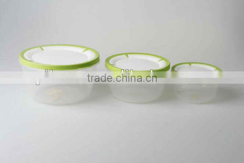 Round Shaped Clear Eco Friendly Plastic Container