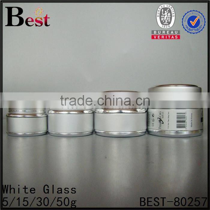 empty aluminum jar with cap pink blue black blue 5g 10g 15g 20g 30g aluminum glass cream jar