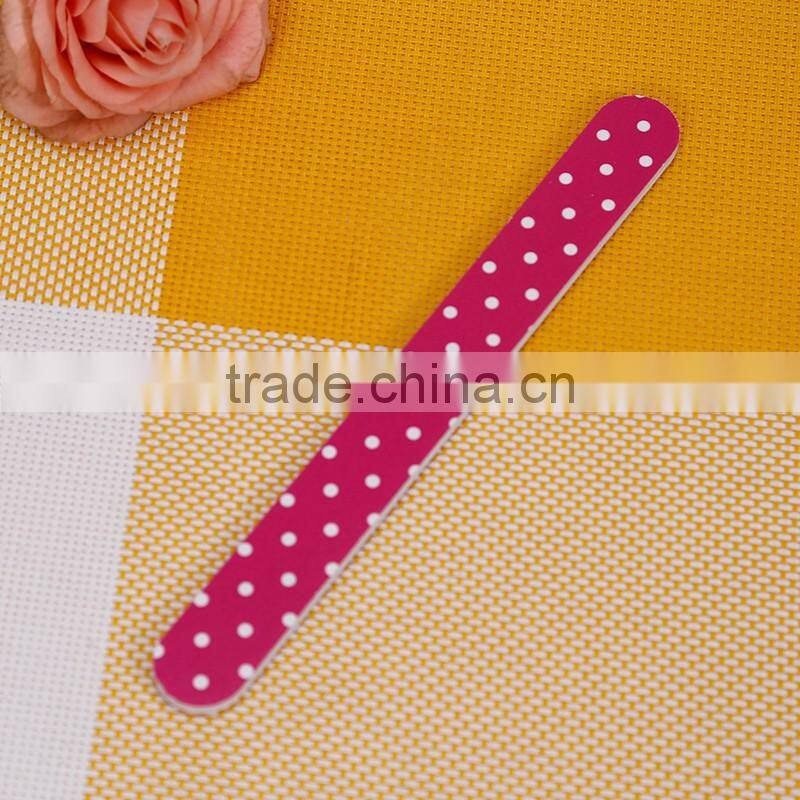 CHX01 OEM Disposalbe nail file buffer ,custom emery board ,Zabra Nail file