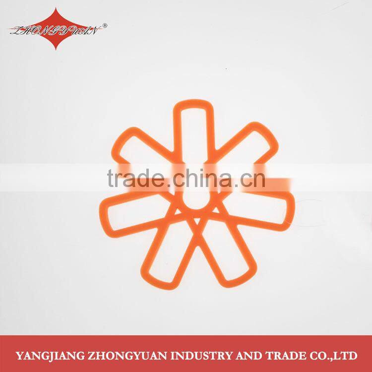 Classic design double stars shaped silicone mat