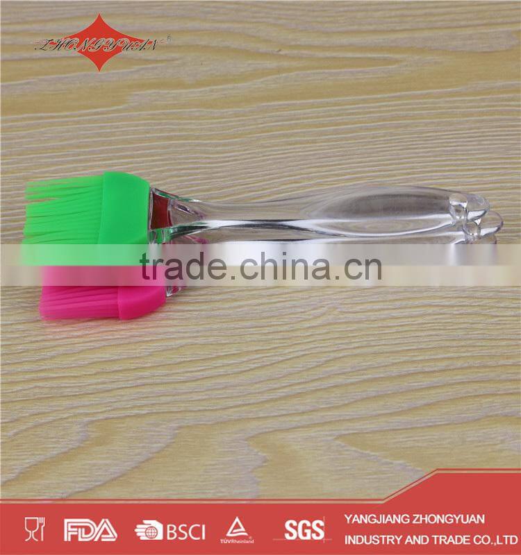 High quality translucent cucurbit shape handle silicone brush