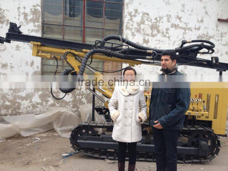 China DTH Wagon Drill for Granite Borehole Drilling in Africa