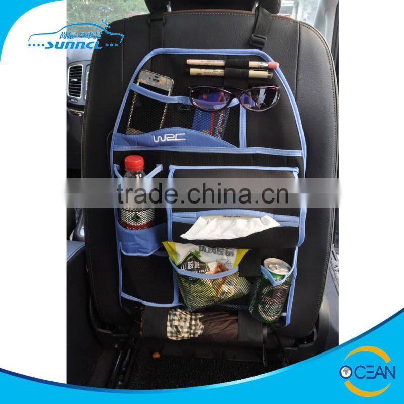 Polyester Car Seat Back Organizer , Car Hanging Bag for Travel