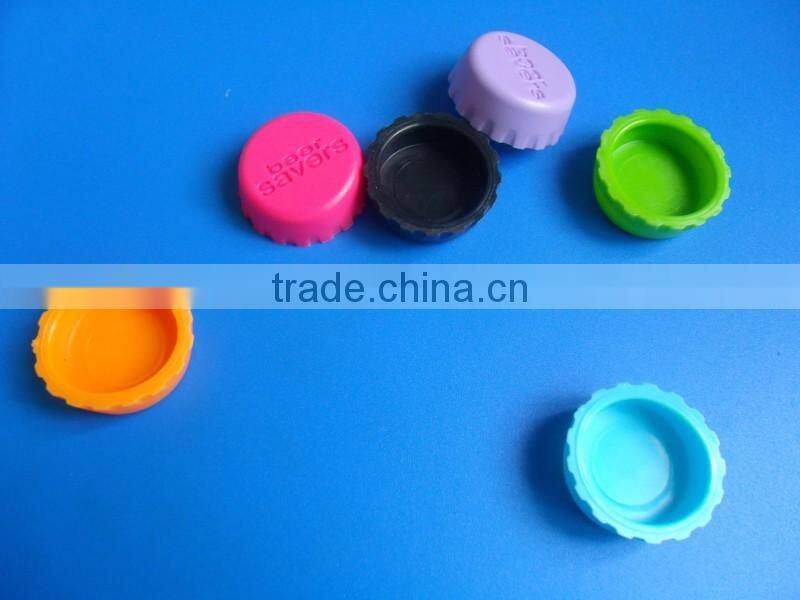 Popular colorful Silicone beer cap / Silicone beer saver in wine stoppers