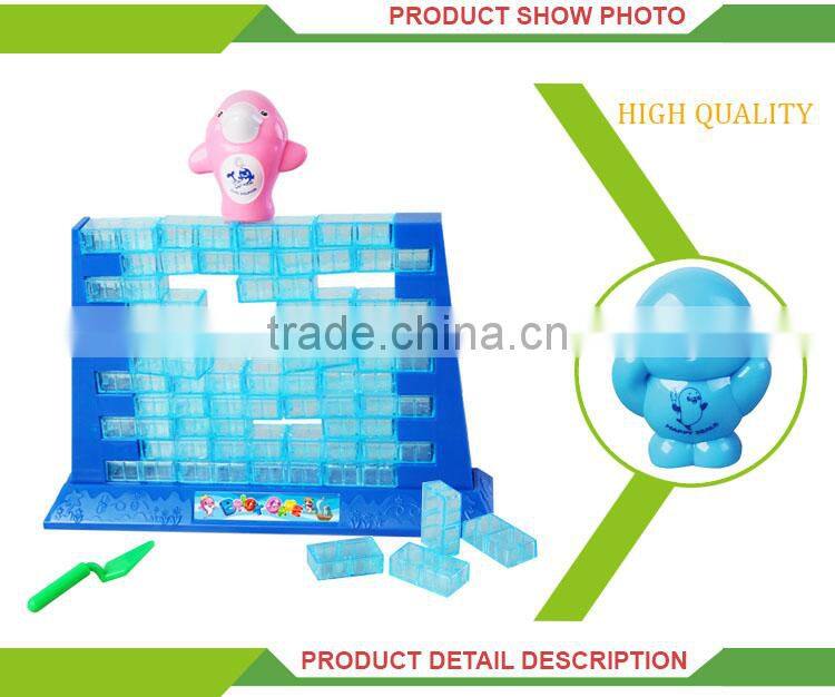 Interesting entertainment push game plastic building brick stress toy
