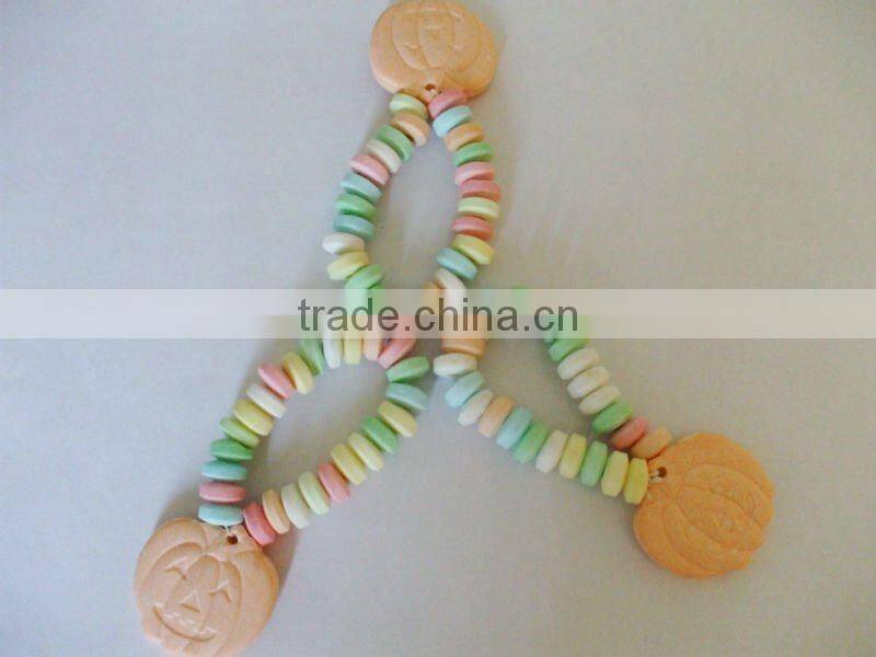 Halloween Bracelet Pumpkin Pressed Candy