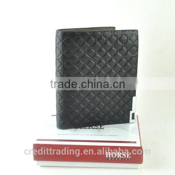 Leather men wallet wholesale