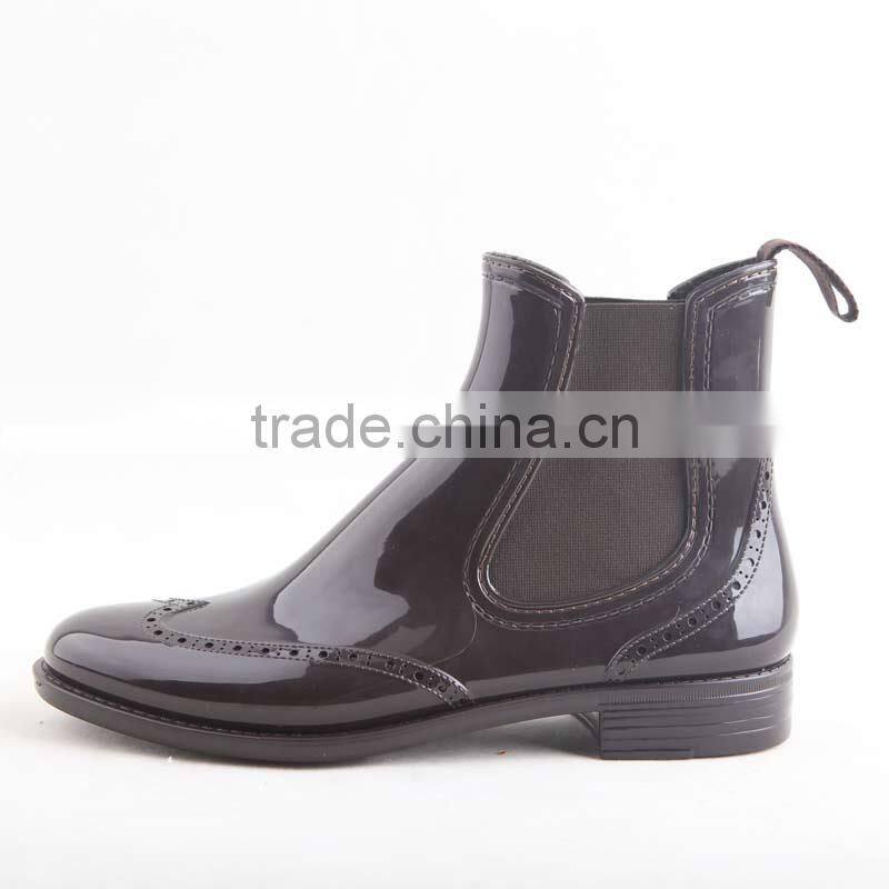 fashion chelsea shoes pvc rain boots rubber rain boots