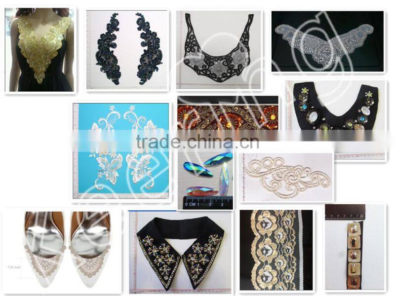China new arrival beaded embellishment clothing button WBK-1324