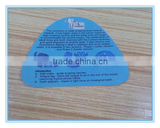 Factory Promotion Dental Teeth trainer Blue Orthodontic Alignment Trainer