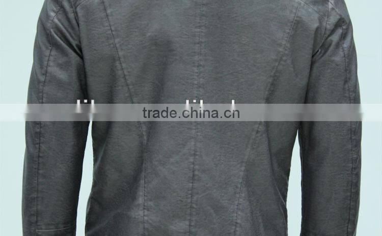 Fiery red short and PU leather jacket