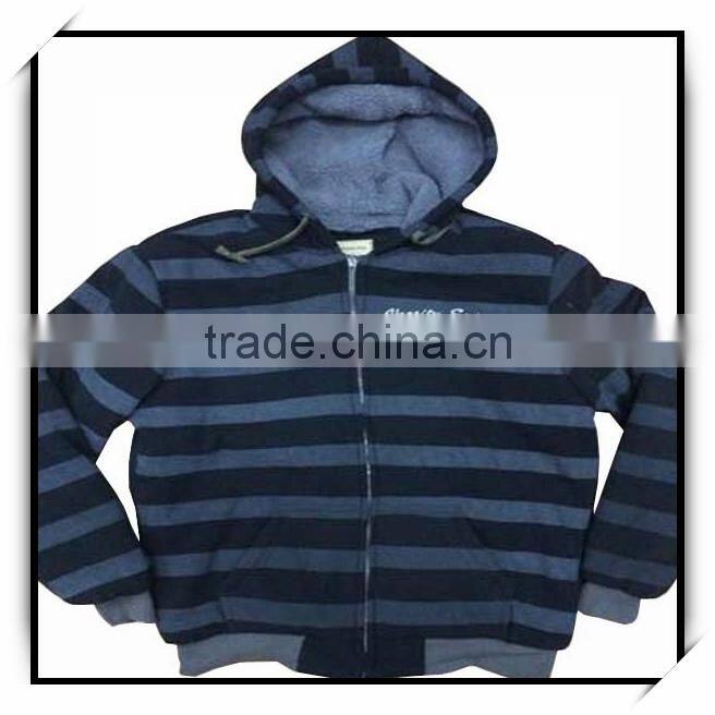 mens printed fleece zipper hoodie jacket