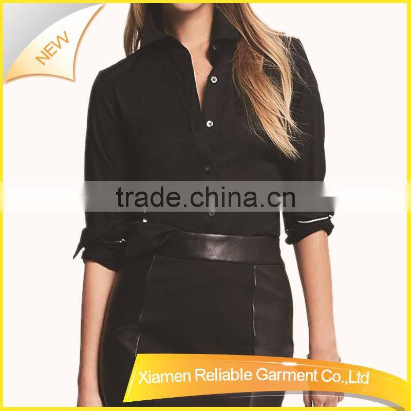 Black blank china wholesale long sleeve on line shirt
