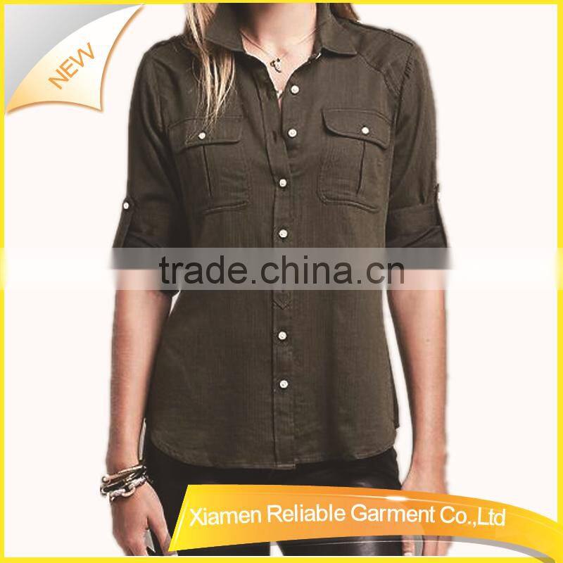 New fashion dress cotton blank t-shirt dress with pockets clothes from china