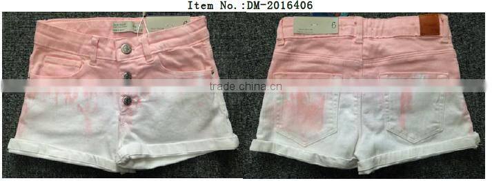 girls twill shorts,baby girls shorts