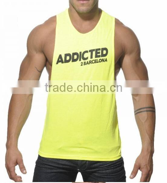 Deep Cut Workout Vest Tank Top Beast Muscle Gym Tee