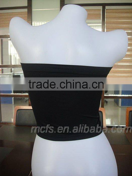 Seamless women's tube padded bra