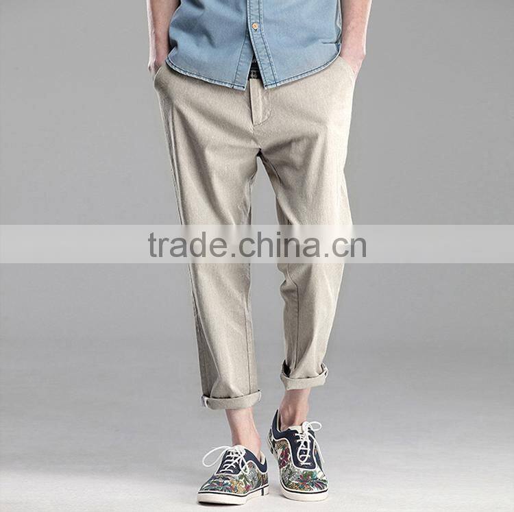Fashionable and Comfortable Linen/Flax and cotton pants for men P-18