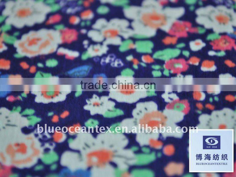 100% Cotton Cambric Fabric Printed Cotton Voile 60x60/90x88 70GSM 2OZ Bohemia Style,Factory In Huzhou