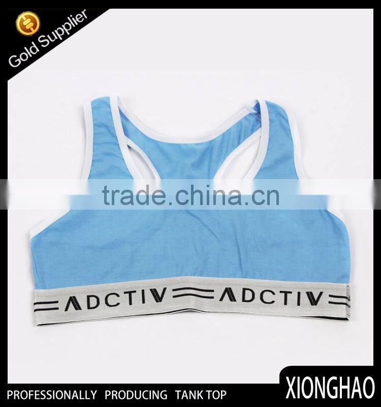 Exporting high quality fashionable youth cotton bralette for Girls